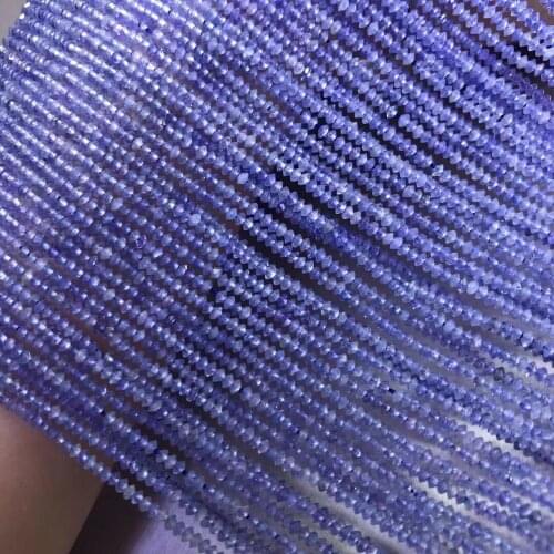 Loose beads Tanzanite/Tourmaline/Tsavorite/sapphire/morganite/quartz/agate rondelle 36cm for DIY jewelry making FPPJ