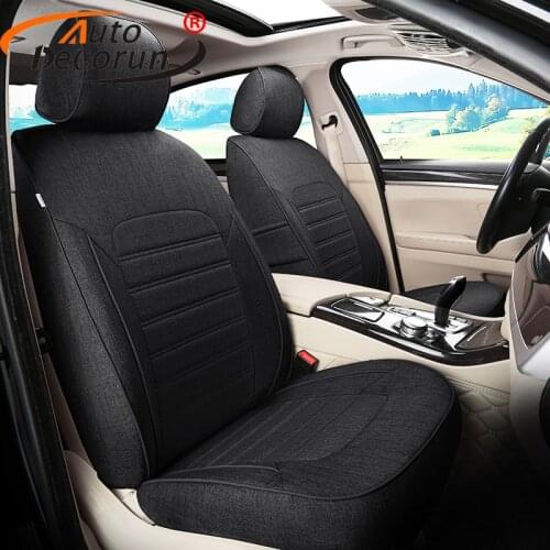 AutoDecorun Custom Cover Seat Car for Hyundai Grand SantaFe 2017 Car Seat Covers Supports Automobile Interior Accessories 23PCS