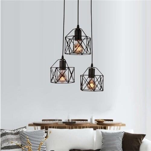 American Rustic Industrial Kitchen Island Lamp Cafe Hanging Light Modern Lighting Fixtures Minimalist