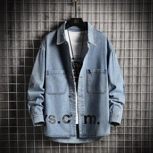 FANTUOSHI Mens Denim Jackets