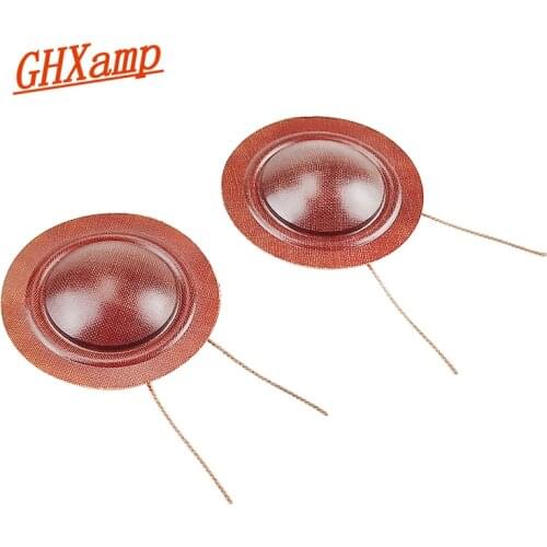 GHXAMP 1 Inch 25.4mm Tweeter Speaker Voice Coil Horn Resin Film Coil Repair HP50 Ferrite Treble Audio Accessories DIY 2PCS