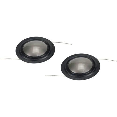 HOT-25.4mm Imported Metal Titanium Film + Silk Side Diaphragm 25 Core Tweeter Voice Coil Speaker Repair Film 8 OHM 1 Pairs