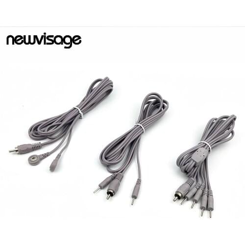 3.5mm RCA Male Plug Cable for EMS Body Slimming BIO Beauty Machine Replace Electro Muscle Stimulation Wire for TENs Electrode