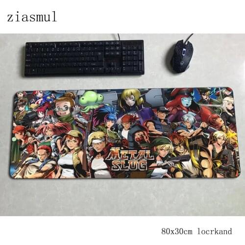 Metal slug mouse pad gamer locrkand 800x300x3mm notbook mouse mat gaming mousepad large esports pad mouse PC desk padmouse mats