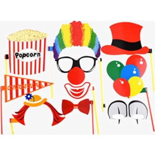 New Funny Photo Booth DIY Photo Props Decoration Wedding Birthday Christmas Party Favor Mask Photography Event Supplies