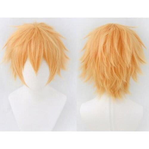 Anime Short Wig Jibaku Shounen Toilet-bound Hanako-kun Minamoto Kou Wig Cosplay Costume Heat Resistant Synthetic Hair Wigs