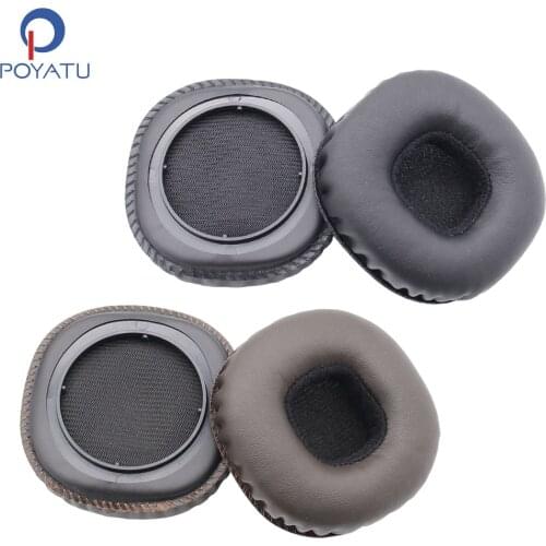 POYATU Ear Pads Headphone Earpads For Marshall MID ANC Bluetooth Headphone Earpads Cushion Cover PU Leather Ear Pads Earmuff