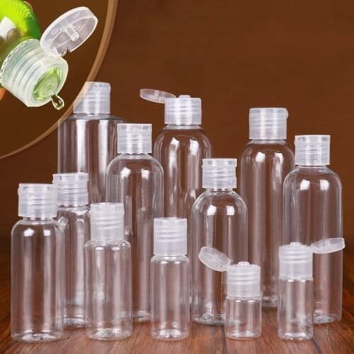 Transparent Empty Bottle Plastic Bottles for Travel Bottle Shampoo Cosmetic Lotion Container Refillable Empty Cosmetic Container