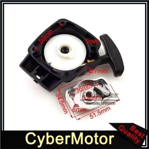 Recoil Pull Starter With Claw Pawl For 2 Stroke 22.5cc 23cc 25cc 26cc Engine Zooma Goped Mosquito Tornado Gas Scooter