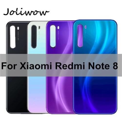 For Xiaomi Redmi Note 8 Back Battery Glass Cover Rear Door Housing Case Panel for Redmi note 8 Battery Cover Replace