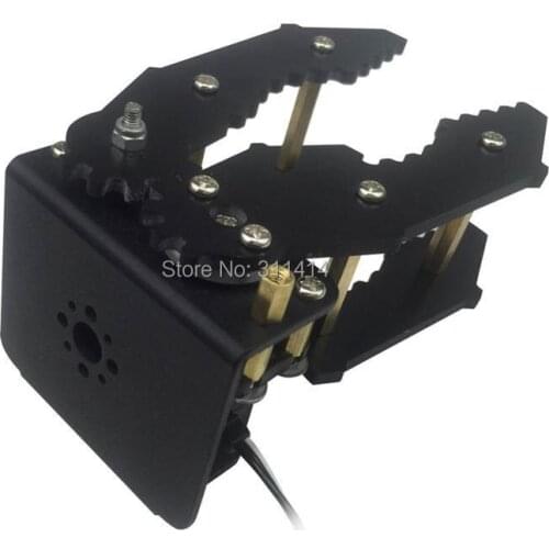 1piece DIY Universal Claw Robotic Gripper Hard Aluminum + Glass Fiber Material For Robot Arm Manipulator RC Model Kit