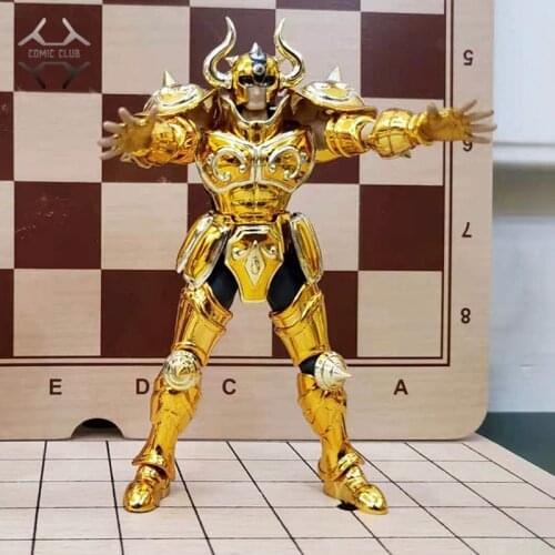 COMIC CLUB IN-STOCK Mini Cloth Myth DDP 100mm EX Gold Saint Taurus Aldebaran With Object Action Metal Armor Model Toys Figure