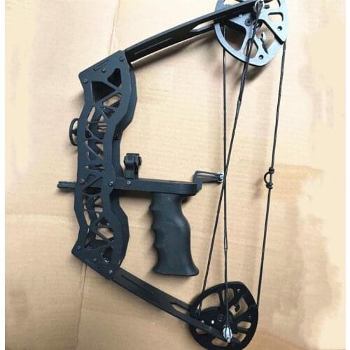 1 set of archery 40-pound pulley composite bow for left / right hand, with laser sight for hunting and shooting fish bows 2020