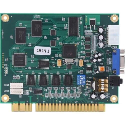 19-in-1 Arcade Classic Game PCB Board VGA Output, Used for Arcade Motherboard Replacement Parts