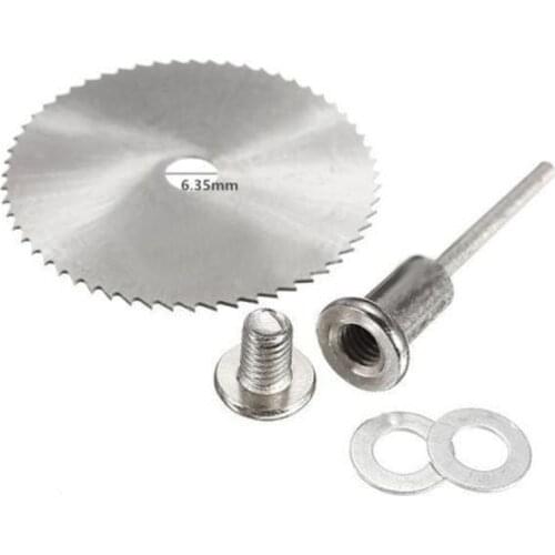 7Pcs Mini HSS Circular Saw Blade Rotary Tool For Metal Cutter Power Tool Set Wood Cutting Discs Drill Mandrel Cutoff