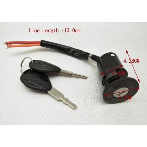 A94 Electric Vehicle Battery Car Trunk Lock Scooter Rear Box Lock Storage Box Lock Car Styling Ignition Key Switch Lock Scooter