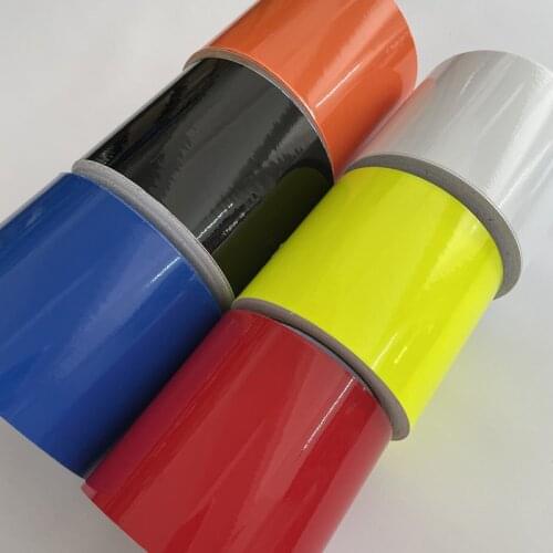 10cm Width Gloss Black Vinyl Wrap Adhesive Film Air Release Decal Sheet Many Colors