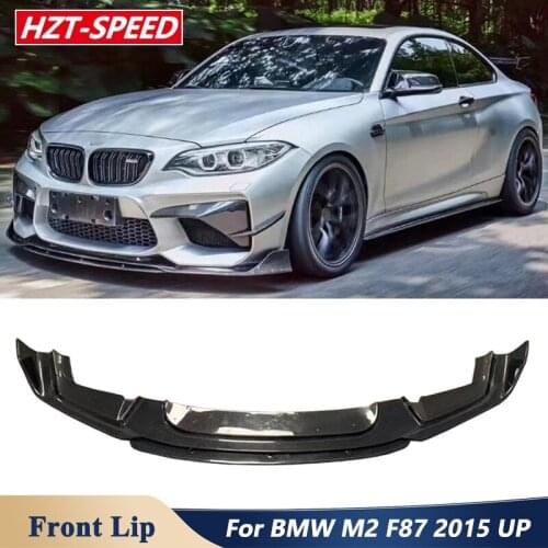 BP Style Carbon Fiber Material Front Bumper Chin Lip For BMW M2 F87 Car Tuning 2015 Up