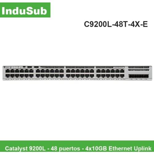C9200L-48T-4X-E Catalyst 9200L - 48 puertos - 4x10GB Ethernet Uplink