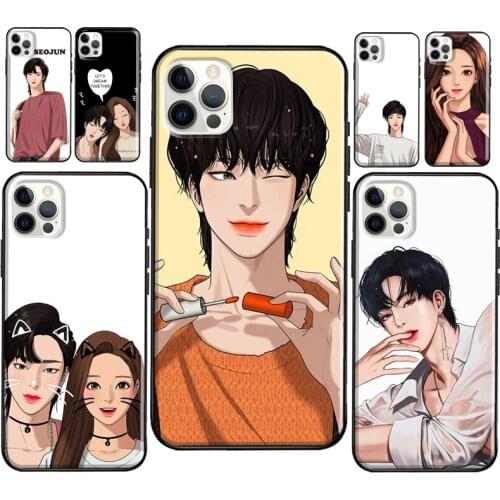 True Beauty Seojun Jugyeong Soft Case For iPhone 12 11 Pro Max XS XR X 12 mini 5S SE 2020 6S 7 8 Plus Phone Cover