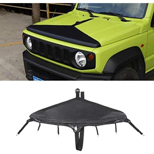 Engine Bonnet Cover for Suzuki Jimny JB74 Canvas Car Front Hood Bra Cover Protector for Suzuki Jimny 2019-2021