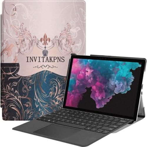 Nice Printed Case For Microsoft Surface Pro 4 5 6 7 12.3" Stand Cover Can Hold Keyboard Tablet Protective Shell Funda