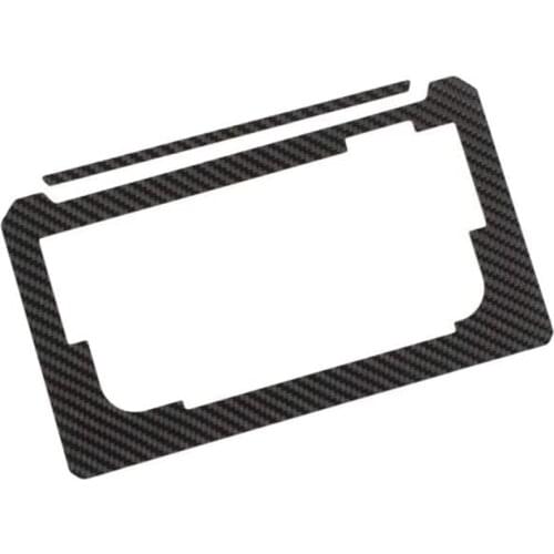 Car CD Screen Panel Decorative Cover Sticker Trim Carbon Fiber for Suzuki Jimny 2019 2020 Accessories