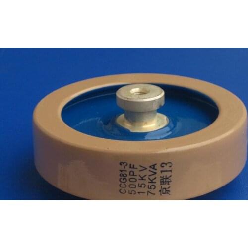 DT60 500PF 15KV 40KVA high voltage high power ceramic capacitors High frequency high frequency machine parts