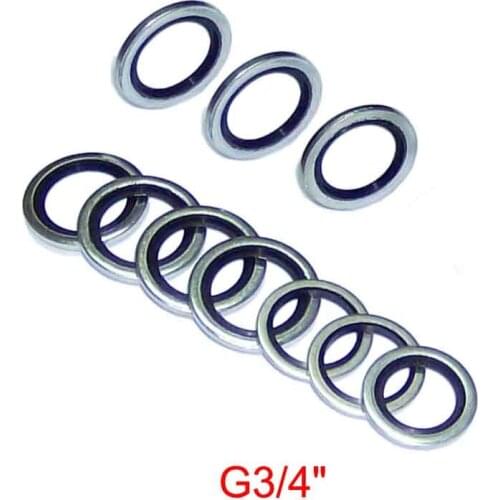 G3/4" BSP Self Centering Metal Rubber Bonded O Ring Washer Seal