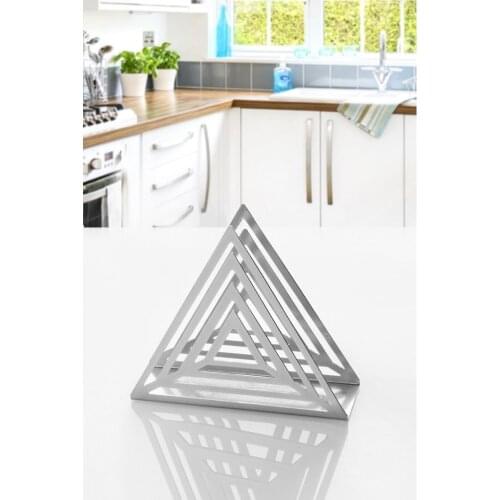 Chrome Plated Quality Lux Napkin Holder Restaurant Hotel Table Storage Decor Kitchen Accessories Napkin Tissue Holder Decor