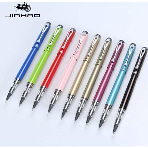 JINHAO 301 luxury Writing ballpoint Pen School Office metal brand roller ball pens High quality business gift