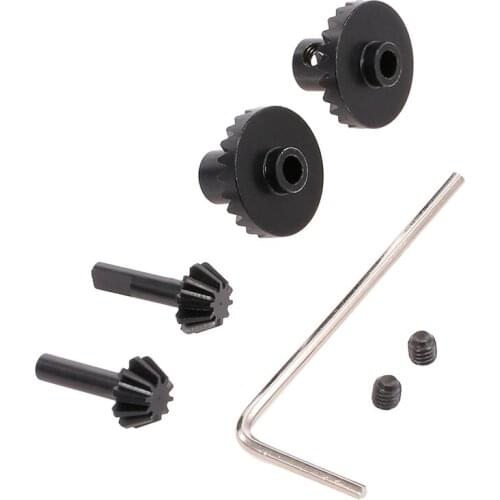 RC Truck Aluminum Alloy Driving Gear Set for WPL C14 C24 B14 B24 B16 B36 JJR/C Q60 Q61 Q62 Q63 Q64 Q65 Military Truck Car