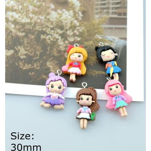 Cute Cartoon Charms Bracelets Necklace Earrings Making Accessories DIY Jewelry Pendants