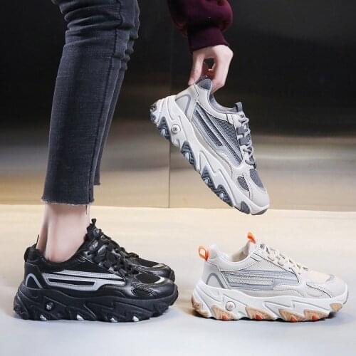 Fashion Clunky Sneakers Female 2021 Spring New Platform Sneakers Shoes Women Shoes for Women Sneakers