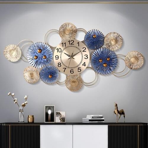 New Creative Iron Wall Clock Living Room Brick 3D Wall Clock With Silent Movement Modern Home Decore
