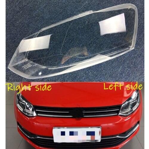 Car Headlamp Lens For Volkswagen Polo MK5 2011 2012 2013 Car Headlight cover Headlamp Lens Auto Shell Cover