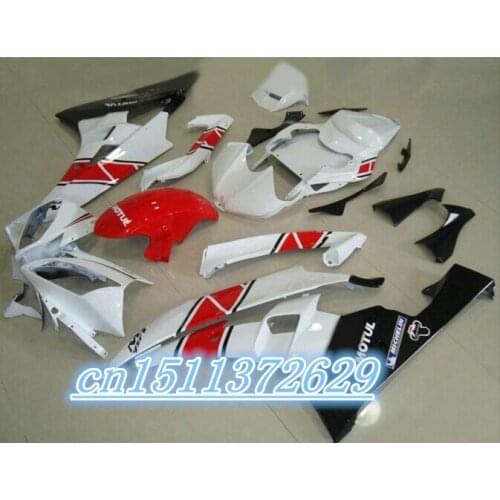 Dor-fairing kit for YZF R6 2006 2007 fairings set YZF-R6 06 07 for white red black D injection