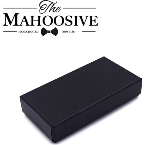 Mahoosive Bow tie Gift Box Organizer Men Wedding tie Handwork Plaid Butterfly tie Gifts caja madera Bowtie Necktie boxes