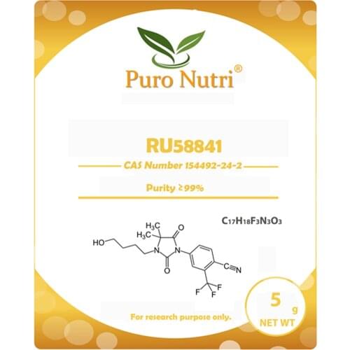 Hair Loss Solution ru58841 powder 154992-24-2 Plus 99 Percent Purity free shipping