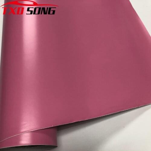 10/20/30/40/50X152CM Adhesive Matte Pink Sticker matt Viny Film Car Wrap Foil Vehicle Car Sticker Wrapping Air Free Bubble