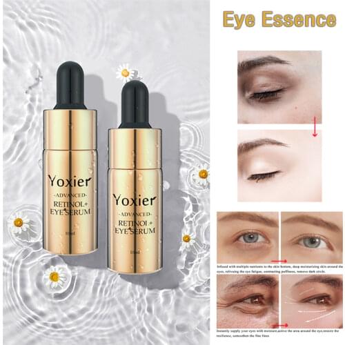 10ml Retinol Eye Serum Dark Circles Removal Skin Firming Anti-wrinkles Eeduce Eye Bags Fine Lines Smooth Firm Skin