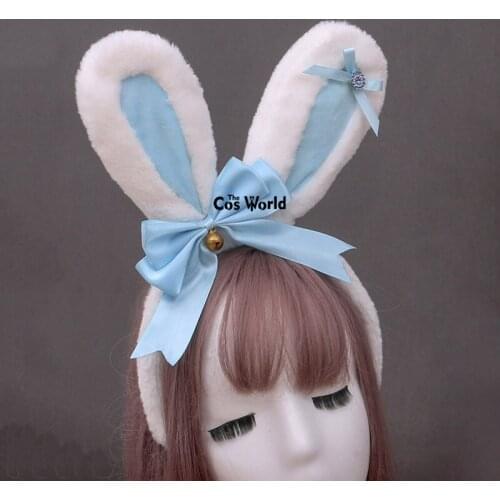 20 Styles Lolita Japanese Sweet Rabbit Ear Bowknot Maid Cosplay Hair Band Hairpin Headwear Hair Accessories Headband