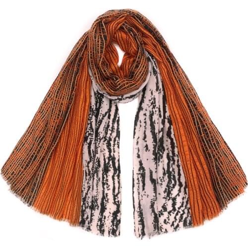 2021 Fashion Geo Printed Cotton Viscose Printed Scarf Shawls Wraps Hijabs 10pcs/lot