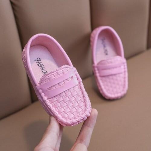 2021Autumn New Korean Kids Fashion Baby Boy Shoes Children Loafers Tendon Non-slip Bottom Casual Shoes 21-30 toddler shoes girls
