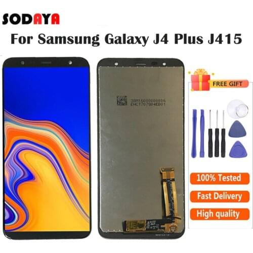 6.0'' Original For Samsung Galaxy J4+ J415 Sm-j415f J415fn Lcd Display Touch Screen Assembly For Samsung J4 Plus J415 LCD Screen