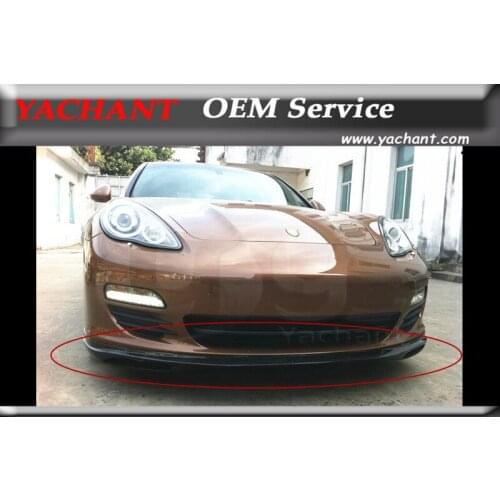 Car-Styling FRP Fiber Glass Front Bumper Lip Fit For 2010-2013 Panamera 970 GMT GMT Style Front Lip