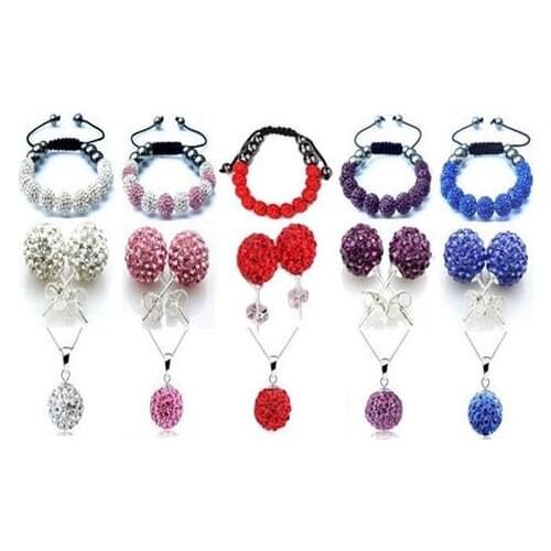Dghfg3 Best micro pave CZ Disco Ball Beads Bracelet fasion Gift jewelry Discount crystal