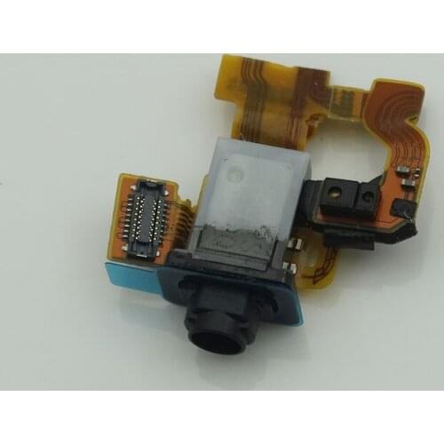 For SONY Xperia Z3 COMPACT Audio Jack Flex Cable Z3 Mini Earphone Plug D5803 D5833 M55W Replacement Parts