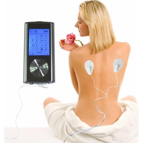 New Mini 8 Mode Full Body Electrical Muscle Stimulator Digital Tens Therapy Massager Pulse Acupuncture Machine For Health Care