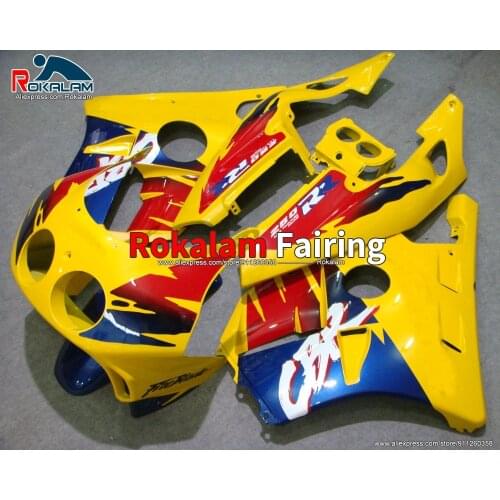 Fairing Kit For Honda CBR250RR MC22 1991 1992 CBR 250 RR MC 22 1990 1994 Motorcycle Yellow Red Blue Cowling (Injection Molding)